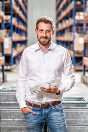 RAMPA contact team plastic/metal A RAMPA employee from the plastic and metal sales team is shown.