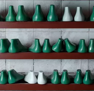 The application example is intended to serve as inspiration and show that RAMPA inserts can also be used in shoe last.