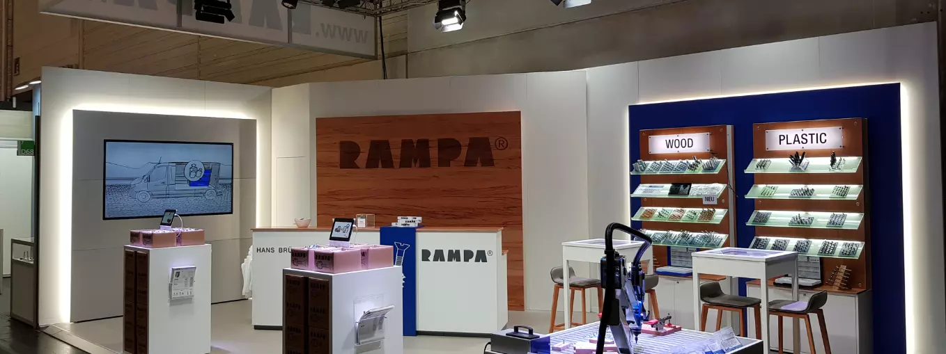 RAMPA fair booth Picture of the RAMPA fair booth