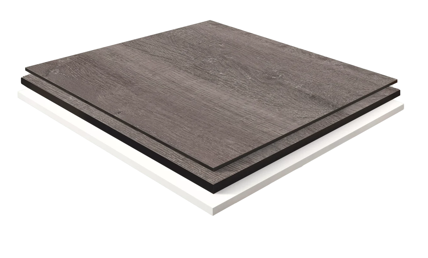 Thin HPL panels are shown because in these our short RAMPA inserts type E for HPL are used.