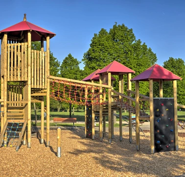 The application example is intended to serve as inspiration and show that RAMPA inserts can also be used in playgrounds.