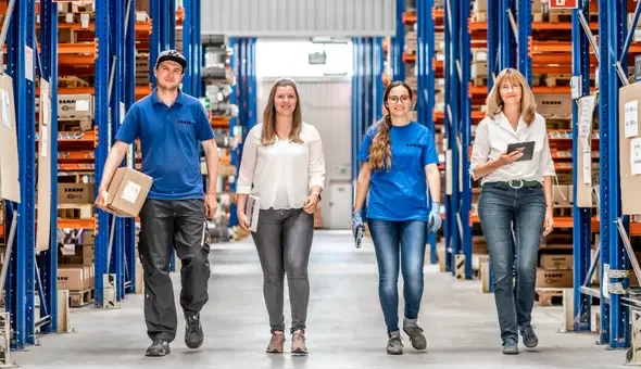 Navigation image to the "Open Positions" section, which is meant to underline the diversity of working at RAMPA.