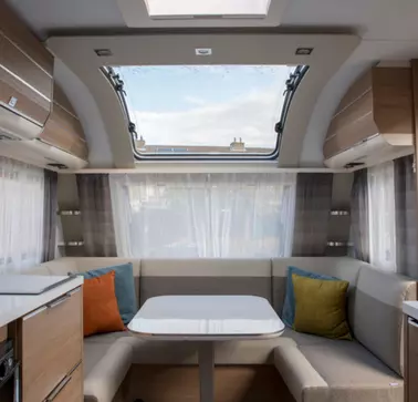 The application example is intended to serve as inspiration and show that RAMPA inserts can also be used in caravaning construction.