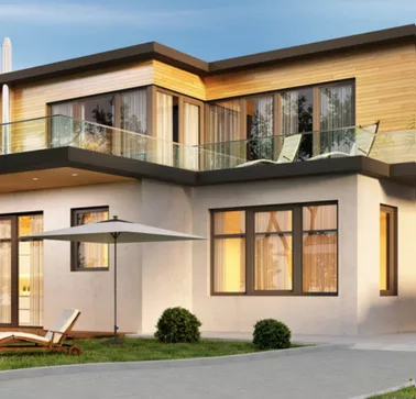 RAMPA Anwendungsbeispiel Holzbau Das Anwendungsbeispiel soll als Inspiration dienen und zeigen, dass RAMPA-Muffen auch im Holzbau Verwendung finden können.