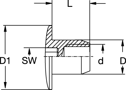 RAMPA CAP NUTS TYPE RTL